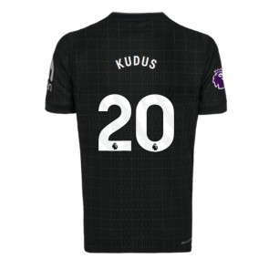 Tottenham Hotspur Mohammed Kudus #20 Udebanetrøje 2025-26 Kortærmet
